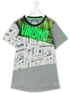 Vingino - Neon Logo Print T-shirt - Kids - Cotton/polyester/viscose - 16 Yrs, Grey