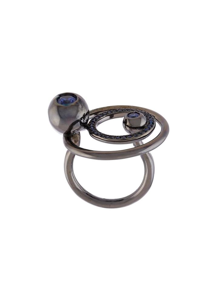 Eddie Borgo Circular Embellished Ring