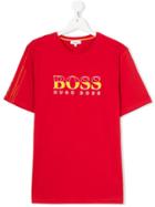 Boss Hugo Boss Logo Print T-shirt - Red