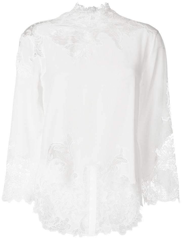 Ermanno Scervino Guipure Lace Blouse - White