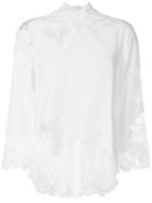 Ermanno Scervino Guipure Lace Blouse - White