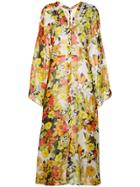Attico Floral Print Coat - Multicolour