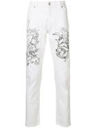 Jeckerson Printed Trousers - White