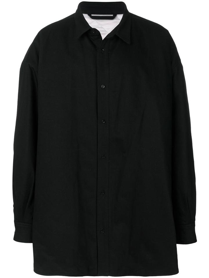 Raf Simons Classic Buttoned Coat - Black