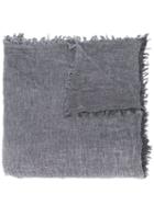 Rundholz Black Label Frayed Hem Scarf - Grey