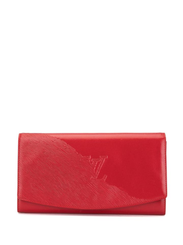 Louis Vuitton Pre-owned Opera Aegean Sea Clutch Hand Bag - Red