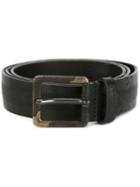 Diesel Textured Belt, Men's, Size: 85, Black, Leather