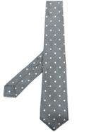 Kiton Polka-dot Print Tie - Grey