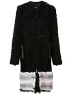 Oscar De La Renta - Reversible Coat - Women - Mink Fur/lamb Fur - 8, Black, Mink Fur/lamb Fur