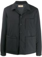 Maison Flaneur Multi-pocket Shirt Jacket - Blue