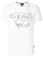 Cavalli Class Graphic Print T-shirt - White