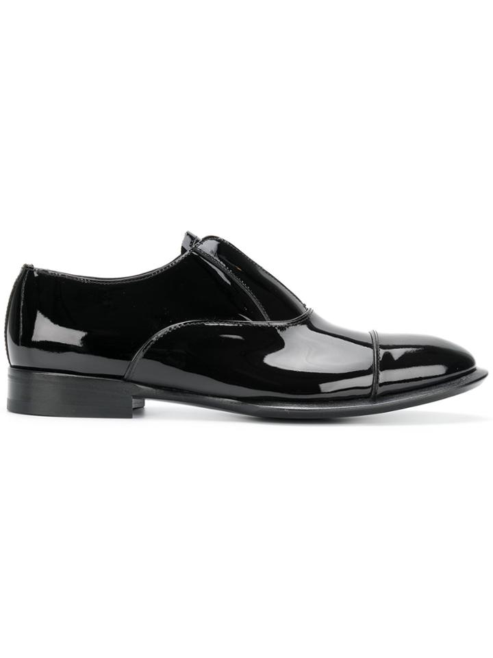 Alexander Mcqueen Slip-on Derby Shoes - Black