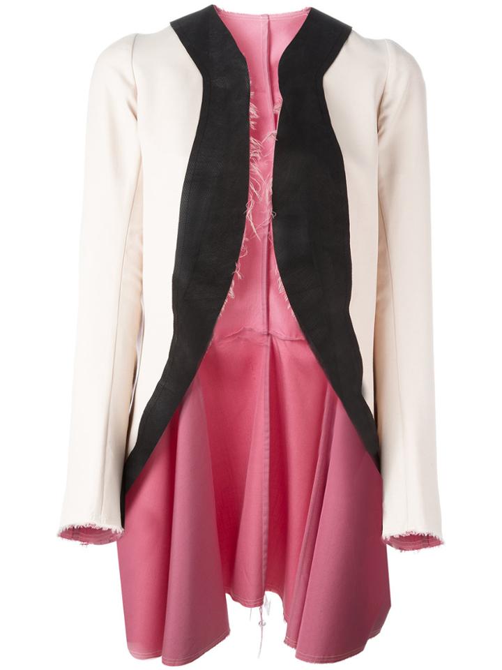 Comme Des Garçons Vintage Open Front Jacket - Nude & Neutrals