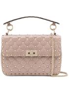 Valentino Valentino Garavani Rockstud Spike Chain Bag - Neutrals