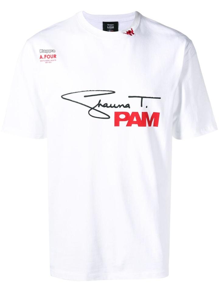 Pam Perks And Mini Logo Print T-shirt - White