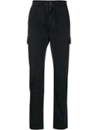 7 For All Mankind Extra Slim Chino Cargo Trousers - Blue