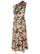 Andrea Marques Ruffle Printed Dress - Multicolour