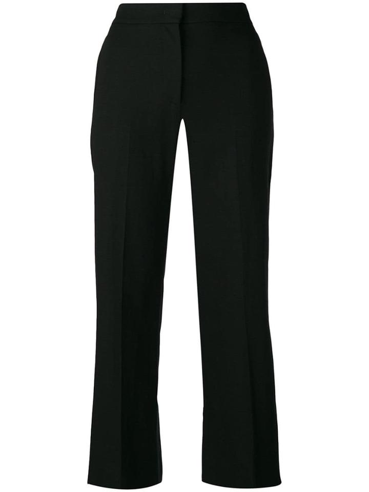 M Missoni Cropped Straight Leg Trousers - Black