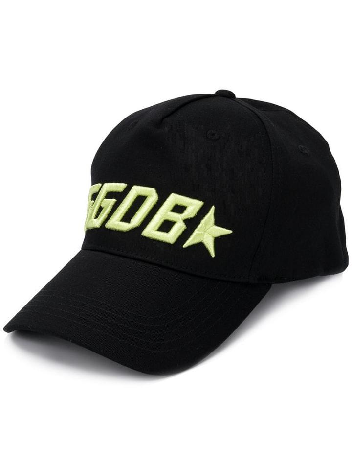 Golden Goose Embroidered Logo Cap - Black