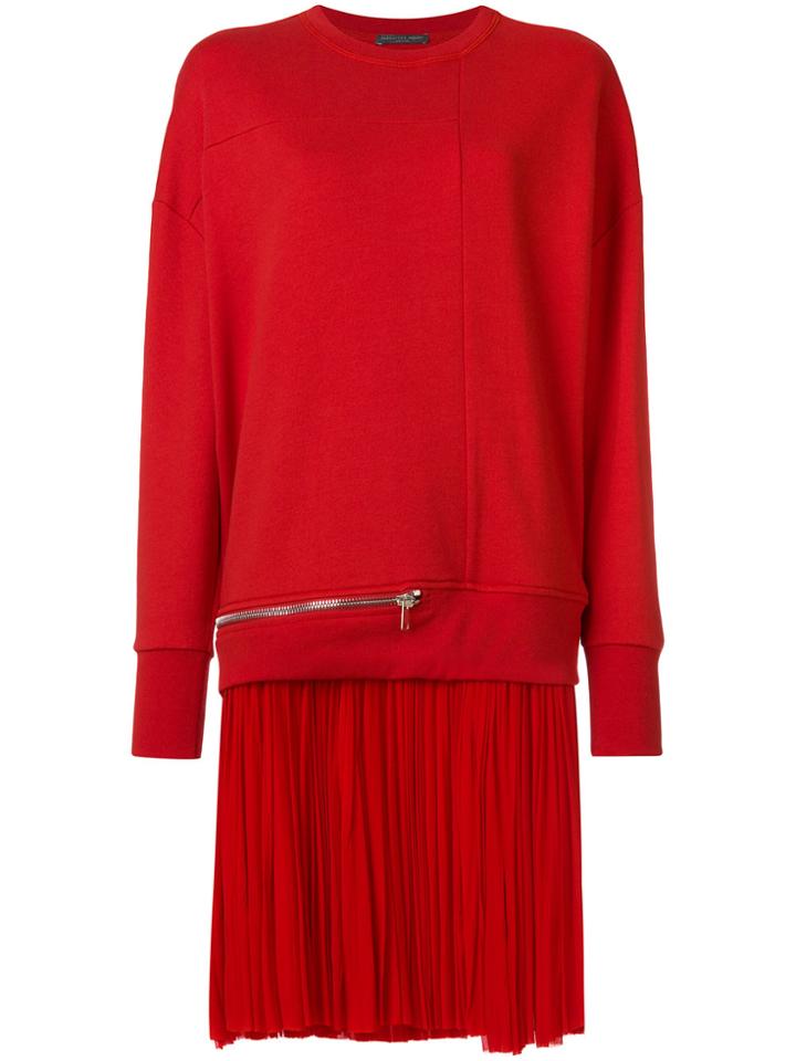 Alexander Mcqueen Sweatshirt Dress - Red