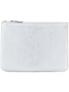 Comme Des Garçons Wallet Classic Top Zip Wallet - Metallic