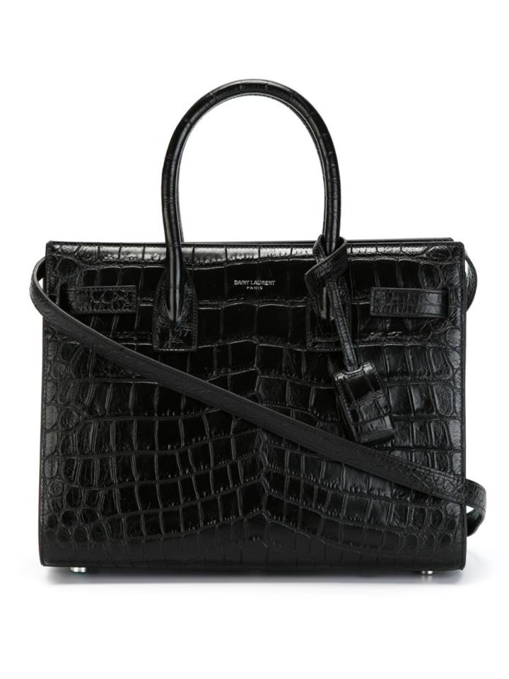 Saint Laurent Baby 'sac De Jour' Tote, Women's, Black, Calf Leather