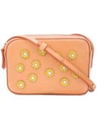Mansur Gavriel Floral Embellished Crossbody Bag - Nude & Neutrals