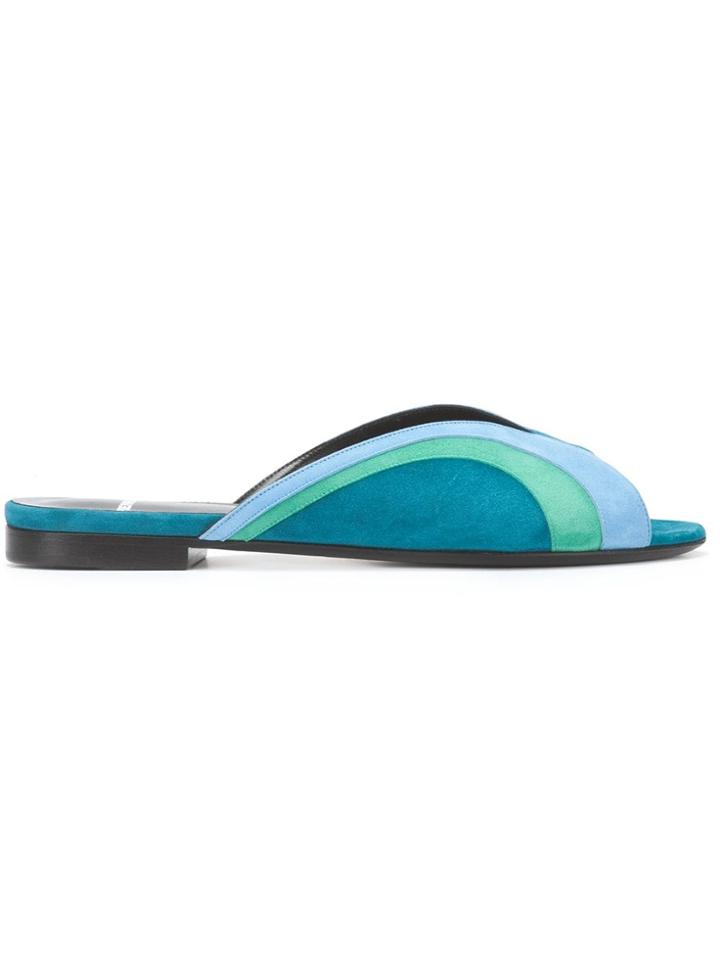 Pierre Hardy Rainbow Sandals - Blue