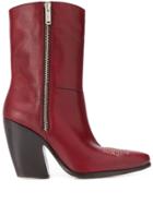 Golden Goose Curved Heel Boots - Red