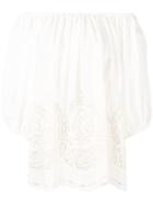 Stella Mccartney Broderie Anglaise Blouse - Neutrals