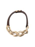 Marni Link Chain Necklace - Brown