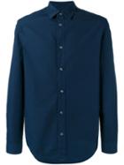 Maison Margiela - Classic Long Sleeve Shirt - Men - Cotton - 43, Blue, Cotton