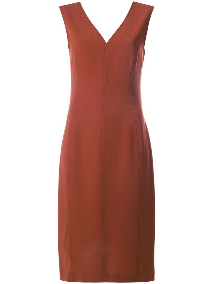 Joseph Panelled Pinafore Dress - Yellow & Orange