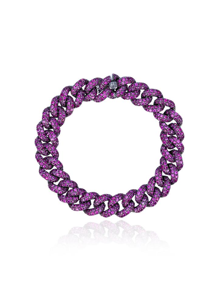 Shay Essential Gemstone Link Bracelet - Metallic