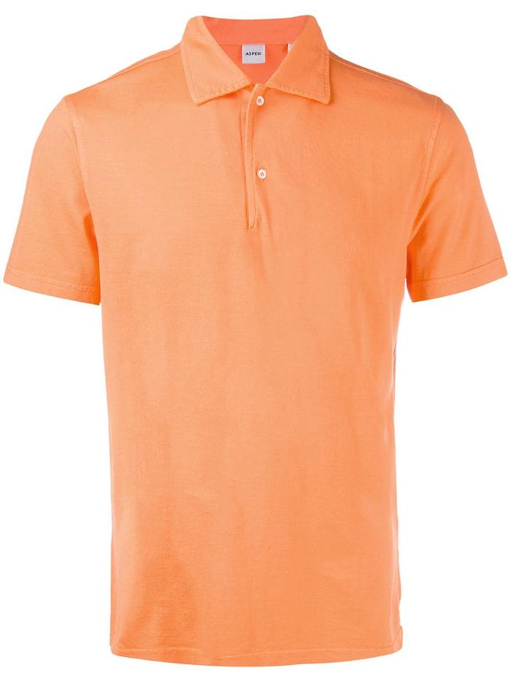 Aspesi Jersey Polo Shirt - Orange