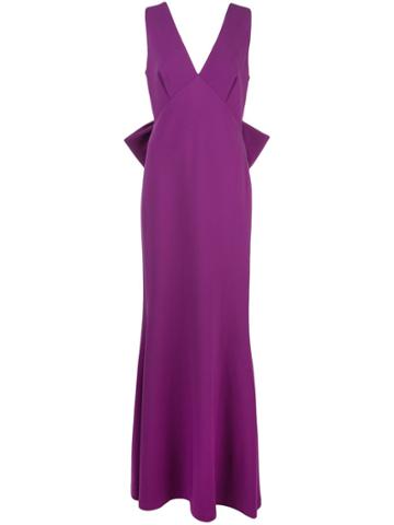 Sachin & Babi Plunge Gown - Purple