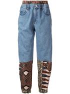 Martine Rose Hybrid Track Pants - Blue