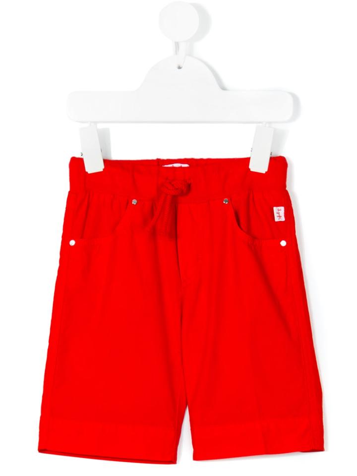Il Gufo - Drawstring Shorts - Kids - Cotton/spandex/elastane - 8 Yrs, Red