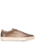 Santoni Ombre Effect Lace-up Sneakers - Neutrals