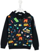 Dolce & Gabbana Kids Back To School Hoodie, Boy's, Size: 8 Yrs, Blue