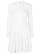 Twin-set Longsleeved Fitted Shirt Dress - White
