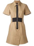 Alexander Wang Safari Dress, Women's, Size: 8, Nude/neutrals, Cotton/polyester
