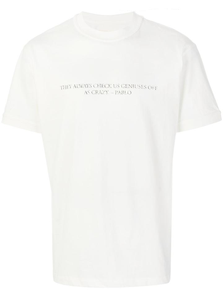 Ih Nom Uh Nit Slogan T-shirt - White