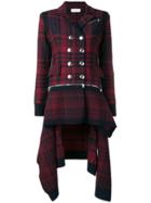 Sonia Rykiel Asymmetric Coat - Red
