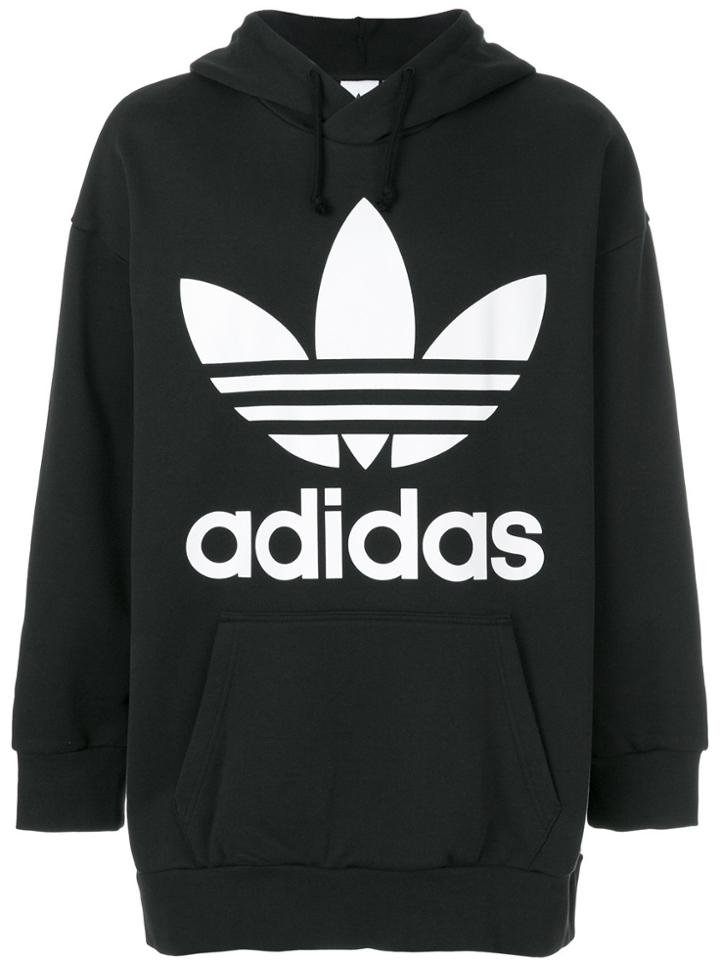 Adidas Originals Adidas Originals Trefoil Hooded Sweatshirt - Black