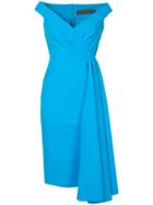 Greta Constantine Minnedosa Midi Dress - Blue