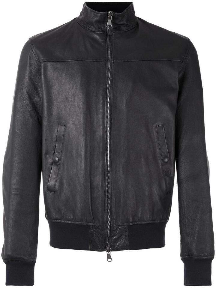 Orciani - Bomber Jacket - Men - Calf Leather - 50, Black, Calf Leather