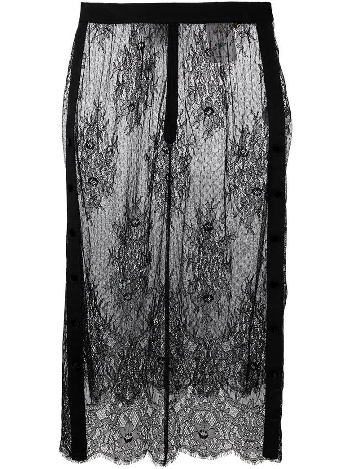 Steve J & Yoni P Lace Detail Skirt