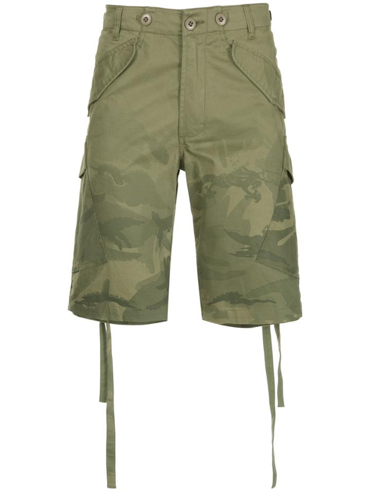 Maharishi Military Printed Shorts - Green