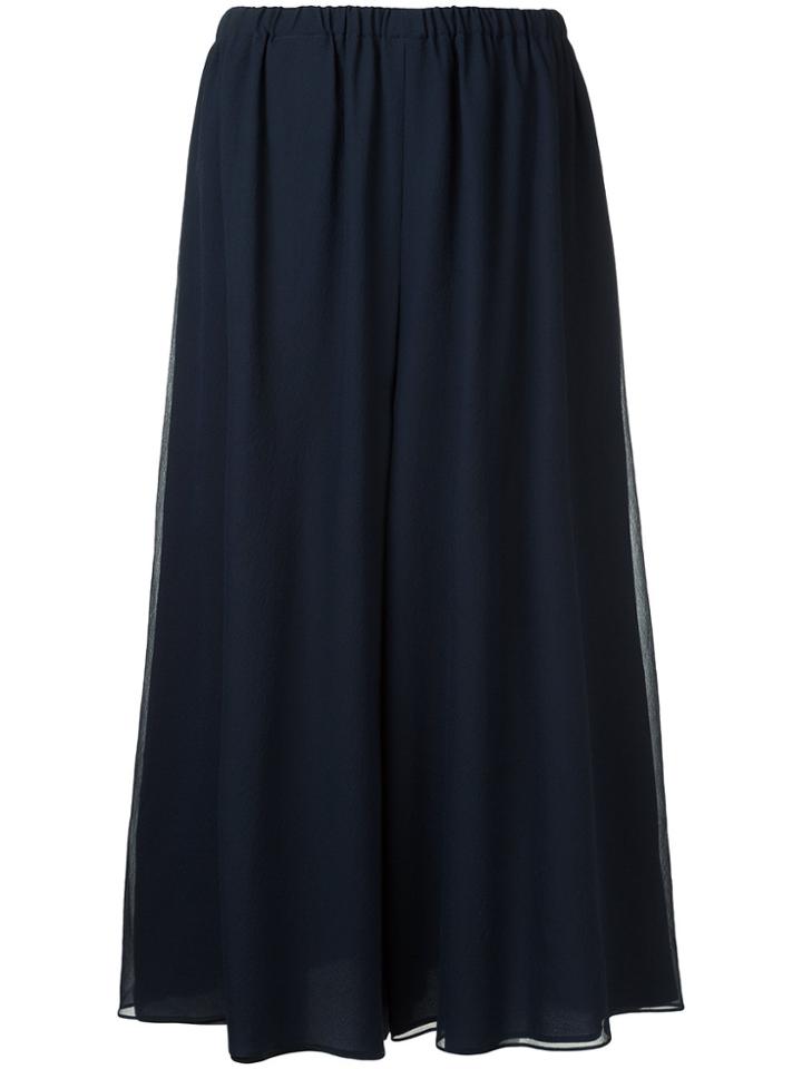 Jil Sander Layered Culottes - Blue